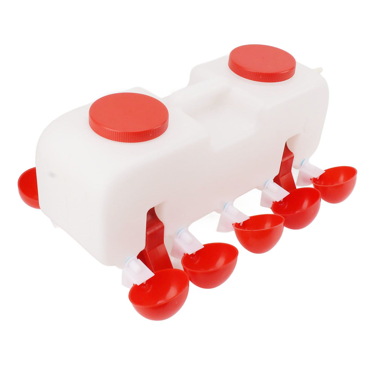 Automatic Chicken Waterer 10L Large Poultry Drinking Cups with 10pcs Bowls for Duck Goose