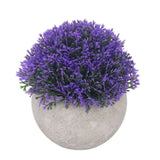 3PCS Artificial Potted Plant Fake Plants Realistic Round Base Long Lasting Easy Maintenance Simulated Decor for Home - Extra Image