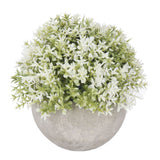 3PCS Artificial Potted Plant Fake Plants Realistic Round Base Long Lasting Easy Maintenance Simulated Decor for Home