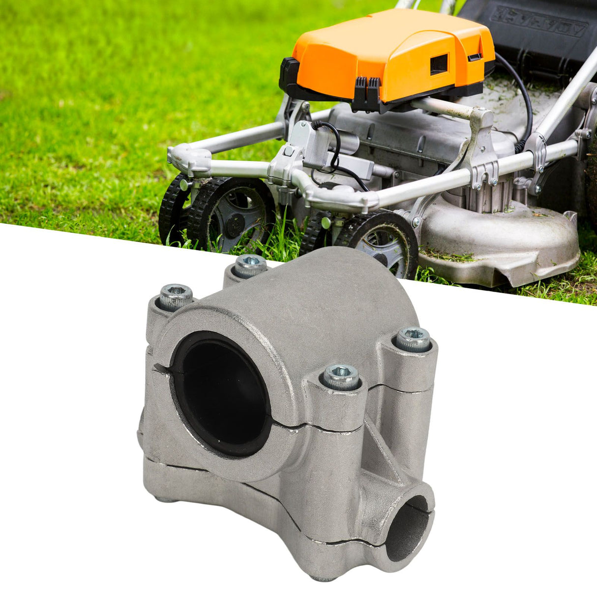 Handle Bracket Clamp Lawn Trimmer Handheld Holder Aluminium Alloy Lawn Trimmer Accessory for Strimmer Brushcutter