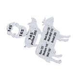 Meat Temperature Magnet Metal Cooking Temperature Guide BBQ Smoking Meat Accessories Gift For Men Husband Grilling Party