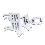 Meat Temperature Magnet Animal Internal Temperature Guide Acrylic Beef Pork Chicken Fish Grill Accessory for BBQ Cooking