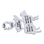 Meat Temperature Magnet Animal Internal Temperature Guide Acrylic Beef Pork Chicken Fish Grill Accessory for BBQ Cooking