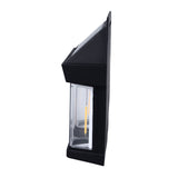 Solar Wall Light Tungsten Filament Warm Lighting Waterproof Wall Lamp for Outdoor - 45-Degree Angle