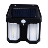 Solar Wall Light Tungsten Filament Warm Lighting Waterproof Wall Lamp for Outdoor - Low Angle