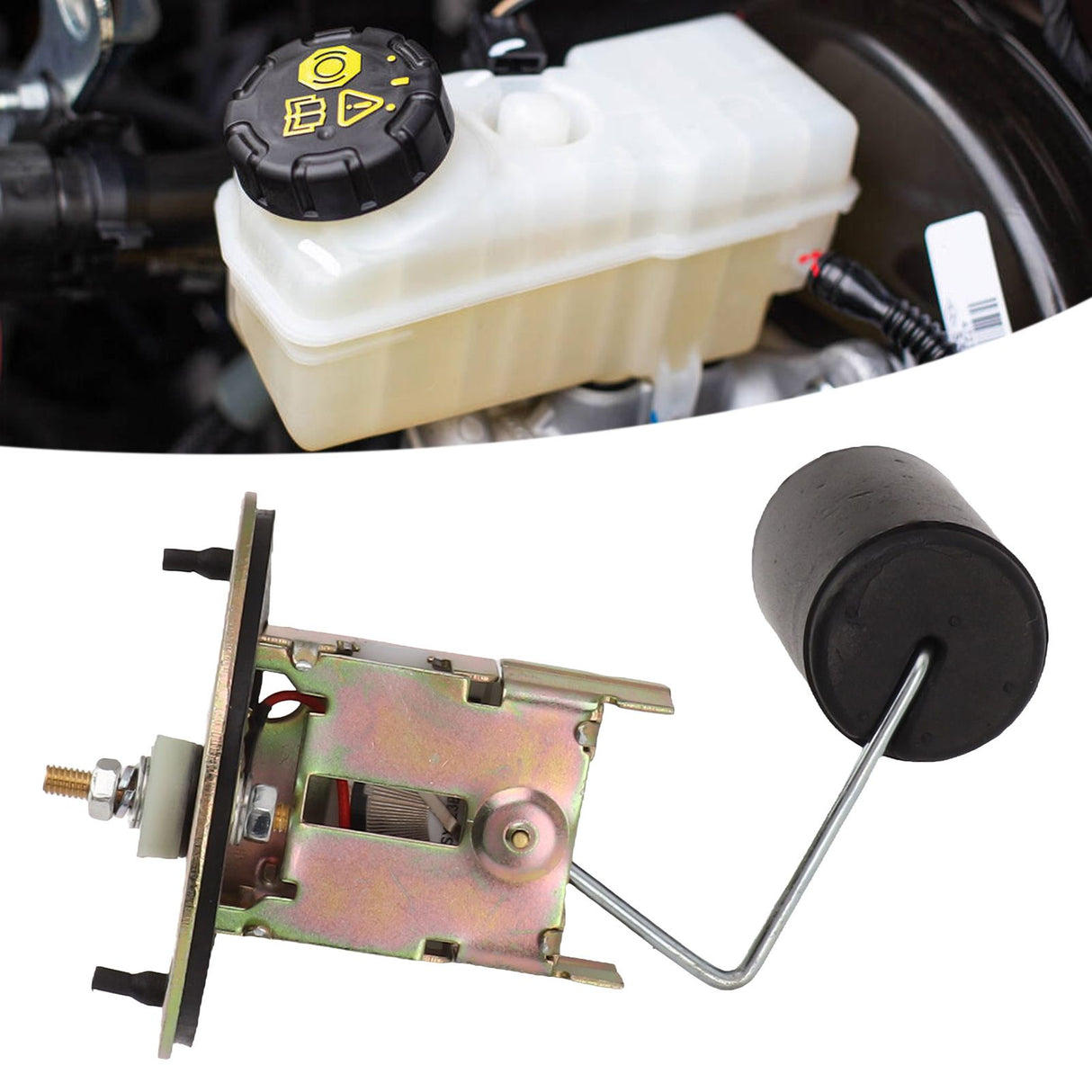 Fuel Level Sensor Copper ABS High Accuracy Universal Fuel Sender Fuel Gauge Sending Unit for Car Truck Generator Tractor 100MM