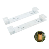 2 Set Bird House Hanger Bracket Galvanized Steel Bird House Mounting Bracket for Feeders Nest Boxes
