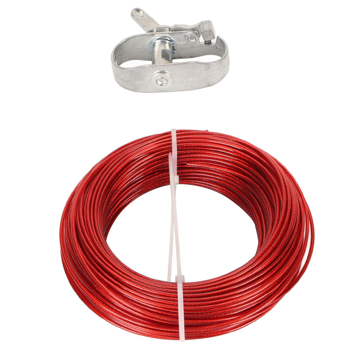 150ft Pool Cover Cable with Rustproof Aluminum Winch for Above Ground Swimming Pool