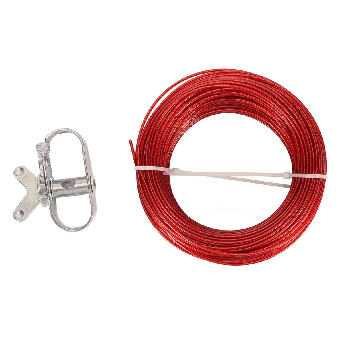 150ft Pool Cover Cable with Rustproof Aluminum Winch for Above Ground Swimming Pool