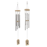 Pet Memorial Wind Chimes Wooden Outdoor Sympathy Wind Chimes Dog Memorial Remembrance Gifts with Thickened Aluminum Tubes for Home Garden Decor