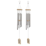 Pet Memorial Wind Chimes Wooden Outdoor Sympathy Wind Chimes Dog Memorial Remembrance Gifts with Thickened Aluminum Tubes for Home Garden Decor