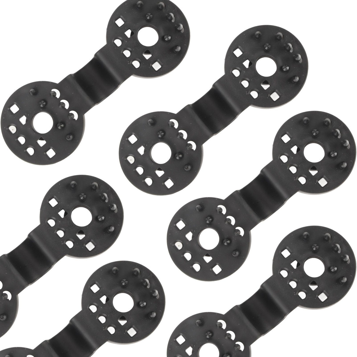 50 Pcs Shade Cloth Plastic Clips Round Sunshade Net Fixing Clip for Garden Netting Anti Bird Netting