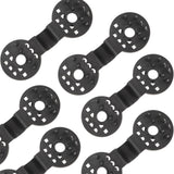 50 Pcs Shade Cloth Plastic Clips Round Sunshade Net Fixing Clip for Garden Netting Anti Bird Netting - Side View