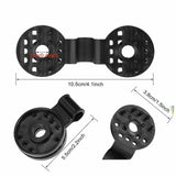 50 Pcs Shade Cloth Plastic Clips Round Sunshade Net Fixing Clip for Garden Netting Anti Bird Netting