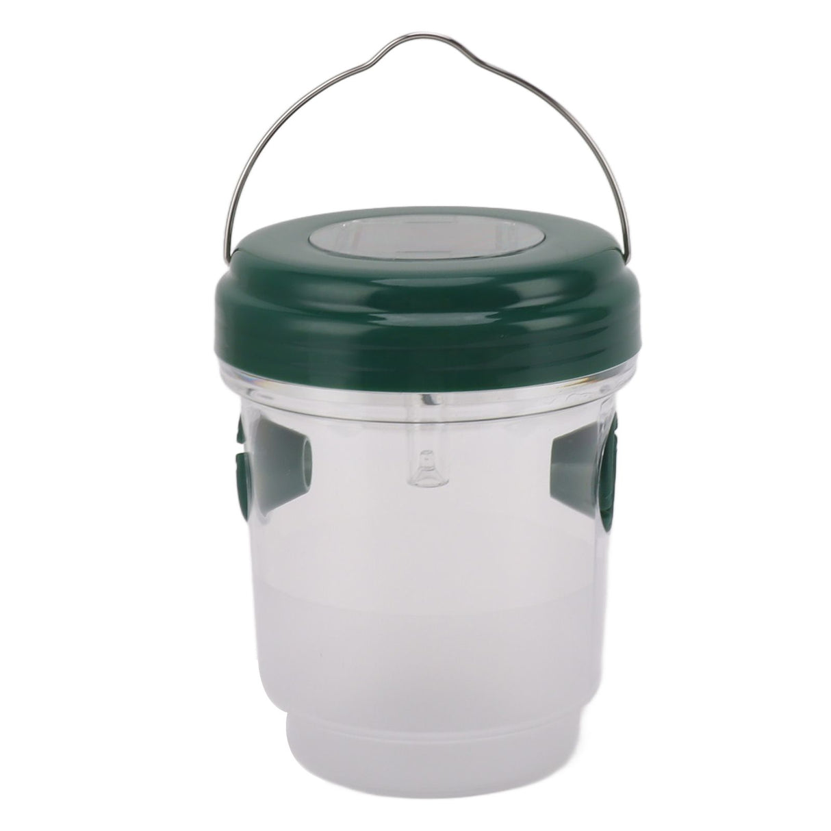 Wasp Catcher LED Solar Powered Waterproof Hornet Traps for Wasp Fruit Fly Garden Terrace Farmland Green