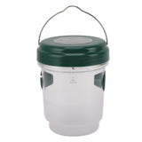 Wasp Catcher LED Solar Powered Waterproof Hornet Traps for Wasp Fruit Fly Garden Terrace Farmland Green