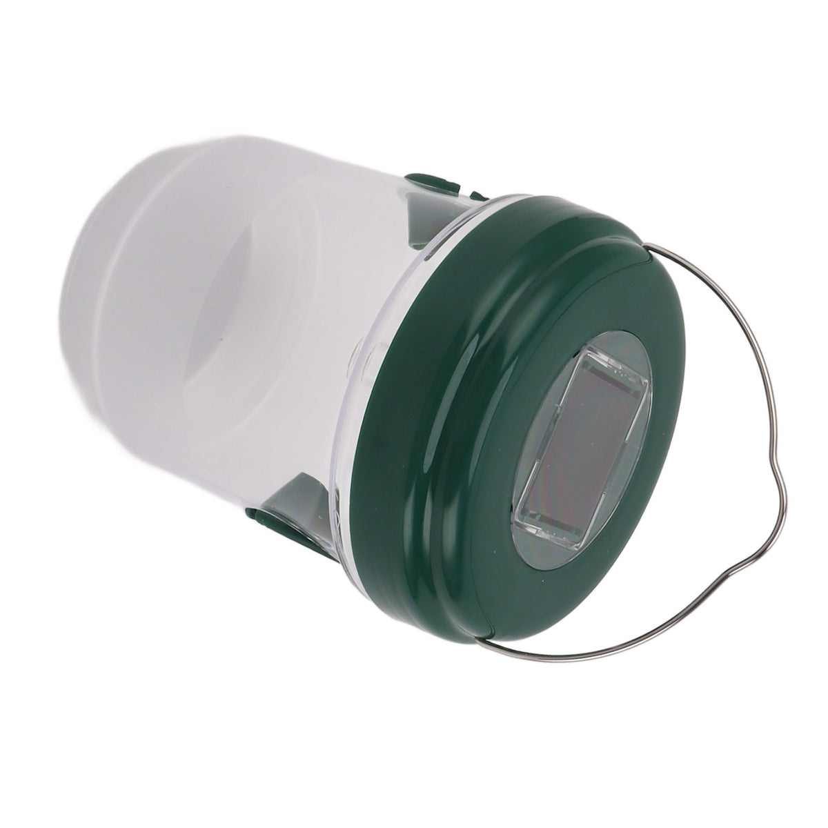 Wasp Catcher LED Solar Powered Waterproof Hornet Traps for Wasp Fruit Fly Garden Terrace Farmland Green