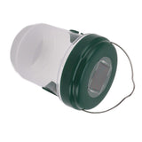 Wasp Catcher LED Solar Powered Waterproof Hornet Traps for Wasp Fruit Fly Garden Terrace Farmland Green - Side View