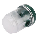 Wasp Catcher LED Solar Powered Waterproof Hornet Traps for Wasp Fruit Fly Garden Terrace Farmland Green - Rear View