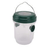 Wasp Catcher LED Solar Powered Waterproof Hornet Traps for Wasp Fruit Fly Garden Terrace Farmland Green