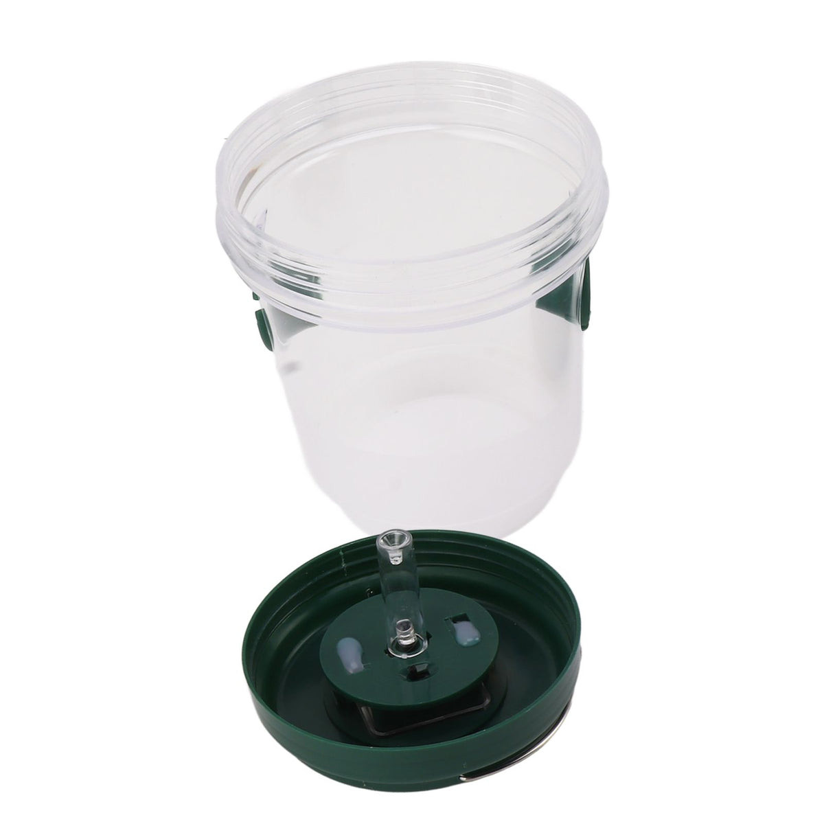 Wasp Catcher LED Solar Powered Waterproof Hornet Traps for Wasp Fruit Fly Garden Terrace Farmland Green