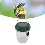 Wasp Catcher LED Solar Powered Waterproof Hornet Traps for Wasp Fruit Fly Garden Terrace Farmland Green - Extra Image