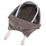Beekeeping Veil Hat Head Protection Mesh Cap Nylon Breathable Sun Proof Beekeeping Equipment for Fishing Hiking Outdoor - 45-Degree Angle