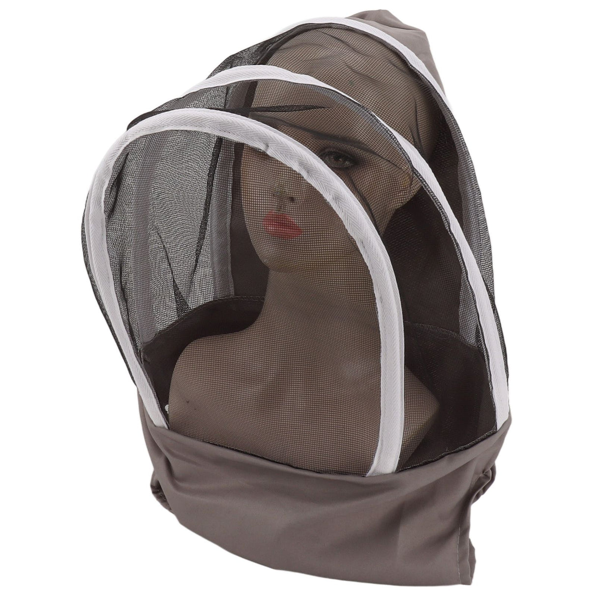 Beekeeping Veil Hat Head Protection Mesh Cap Nylon Breathable Sun Proof Beekeeping Equipment for Fishing Hiking Outdoor