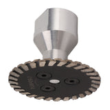 Stone Carving Blades Alloy Steel High Hardness Hot Press Sintering Diamond Engraving Circular Saw Blade for Cutting Granite Marble Concrete Joint Type 50mm / 2in - Top-Down View