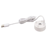 Mist Maker USB Colorful LED Lights 5V Ultra Sound Fountain Atomizer for Pond Rockery Fish Tank Sink White