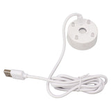 Mist Maker USB Colorful LED Lights 5V Ultra Sound Fountain Atomizer for Pond Rockery Fish Tank Sink White