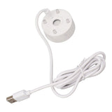Mist Maker USB Colorful LED Lights 5V Ultra Sound Fountain Atomizer for Pond Rockery Fish Tank Sink White