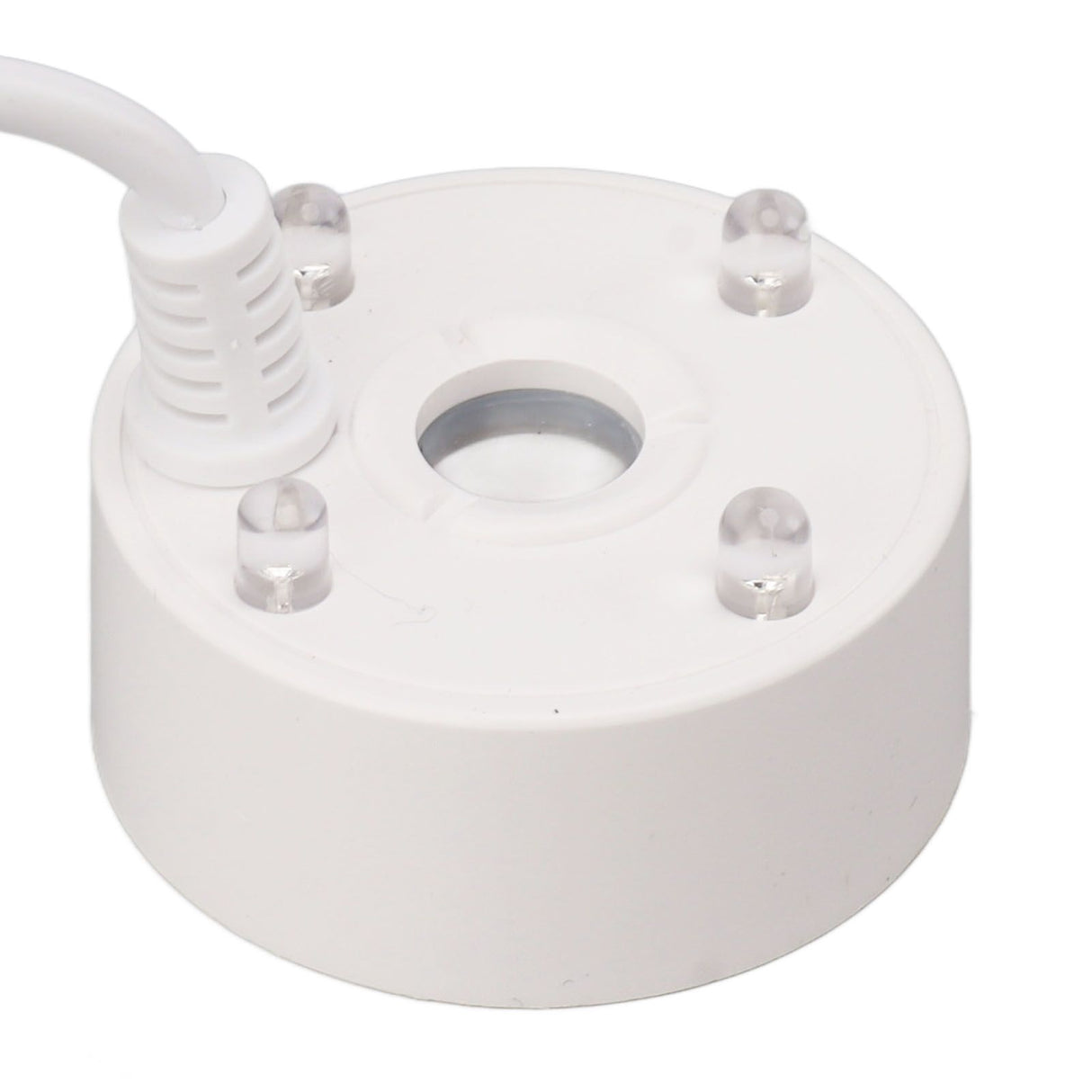 Mist Maker USB Colorful LED Lights 5V Ultra Sound Fountain Atomizer for Pond Rockery Fish Tank Sink White
