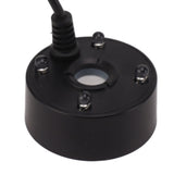Mist Maker USB Colorful LED Lights 5V Ultra Sound Fountain Atomizer for Pond Rockery Fish Tank Sink Black