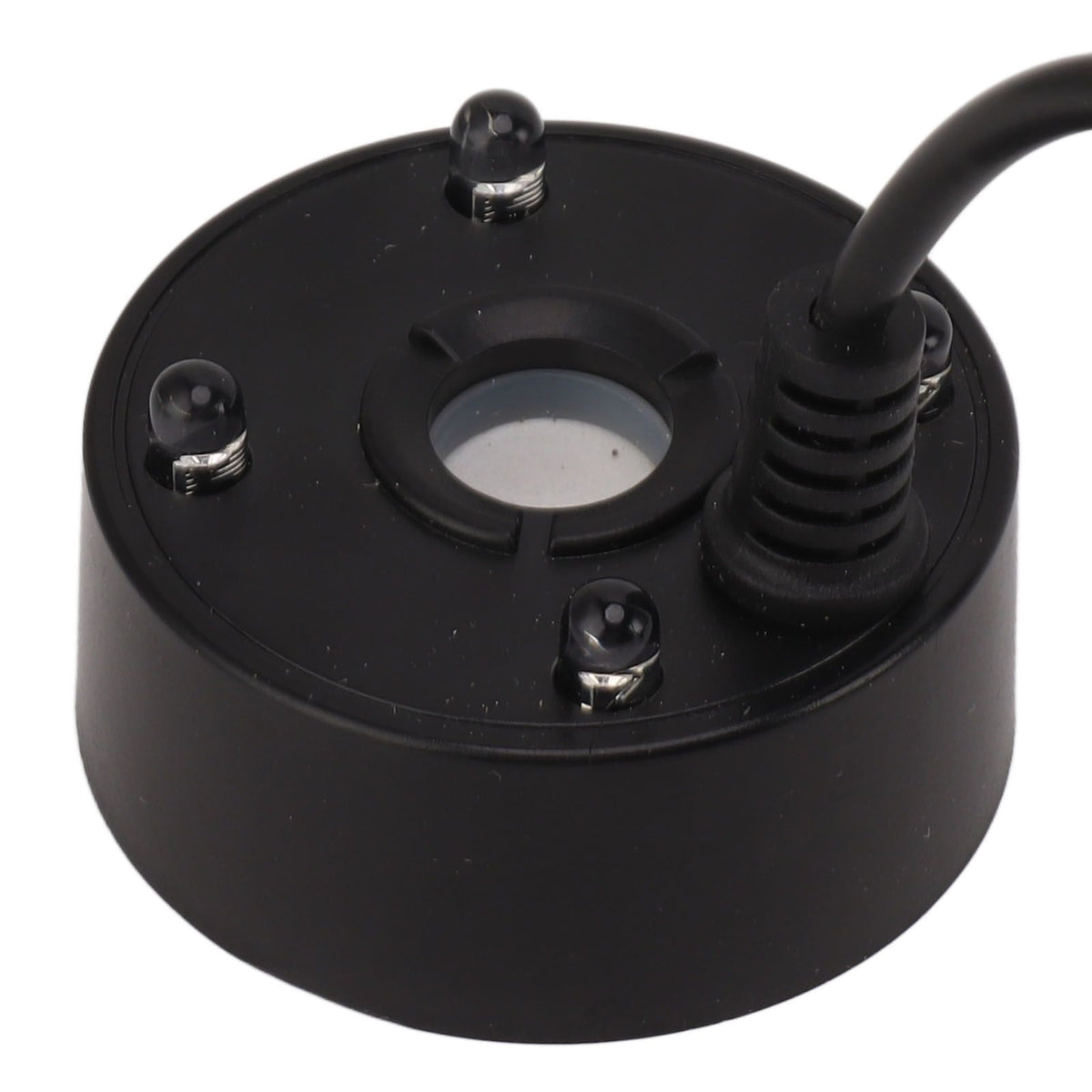 Mist Maker USB Colorful LED Lights 5V Ultra Sound Fountain Atomizer for Pond Rockery Fish Tank Sink Black