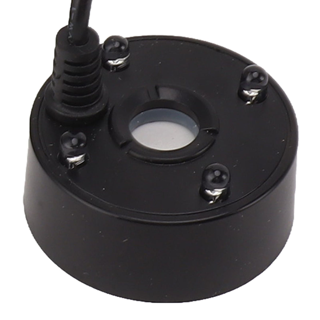 Mist Maker USB Colorful LED Lights 5V Ultra Sound Fountain Atomizer for Pond Rockery Fish Tank Sink Black