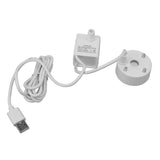 Mist Maker USB Fog Maker with Pump LED Colorful Lighting Fountain Atomizer Humidifier 5V Fog Machine for Pond Garden Office White - Top-Down View