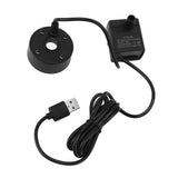 Mist Maker USB Fog Maker with Pump LED Colorful Lighting Fountain Atomizer Humidifier 5V Fog Machine for Pond Garden Office Black