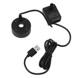 Mist Maker USB Fog Maker with Pump LED Colorful Lighting Fountain Atomizer Humidifier 5V Fog Machine for Pond Garden Office Black - Extra Image