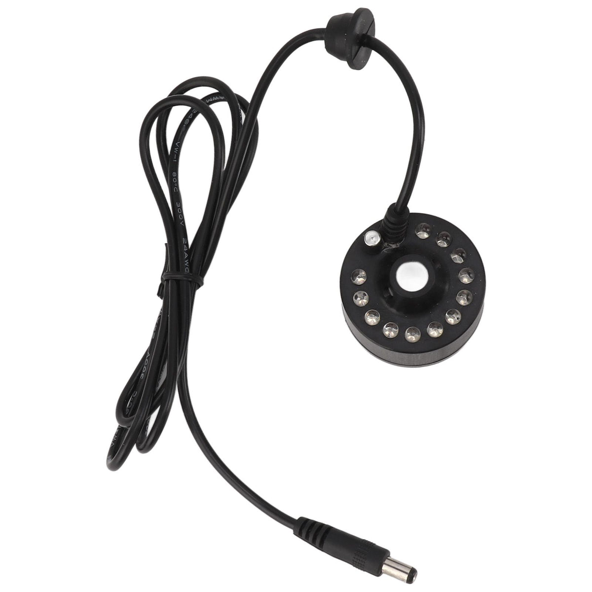 Mist Maker 12LED Beads Colorful DC 5V Interface Waterproof Ultrasound Water Fountain Fogger for Pond Halloween Party