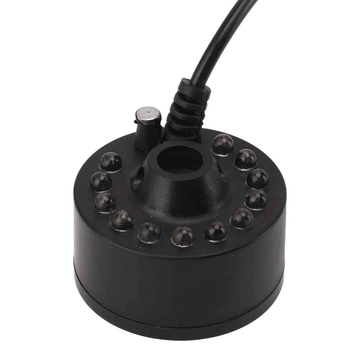 Mist Maker 12LED Beads Colorful DC 5V Interface Waterproof Ultrasound Water Fountain Fogger for Pond Halloween Party