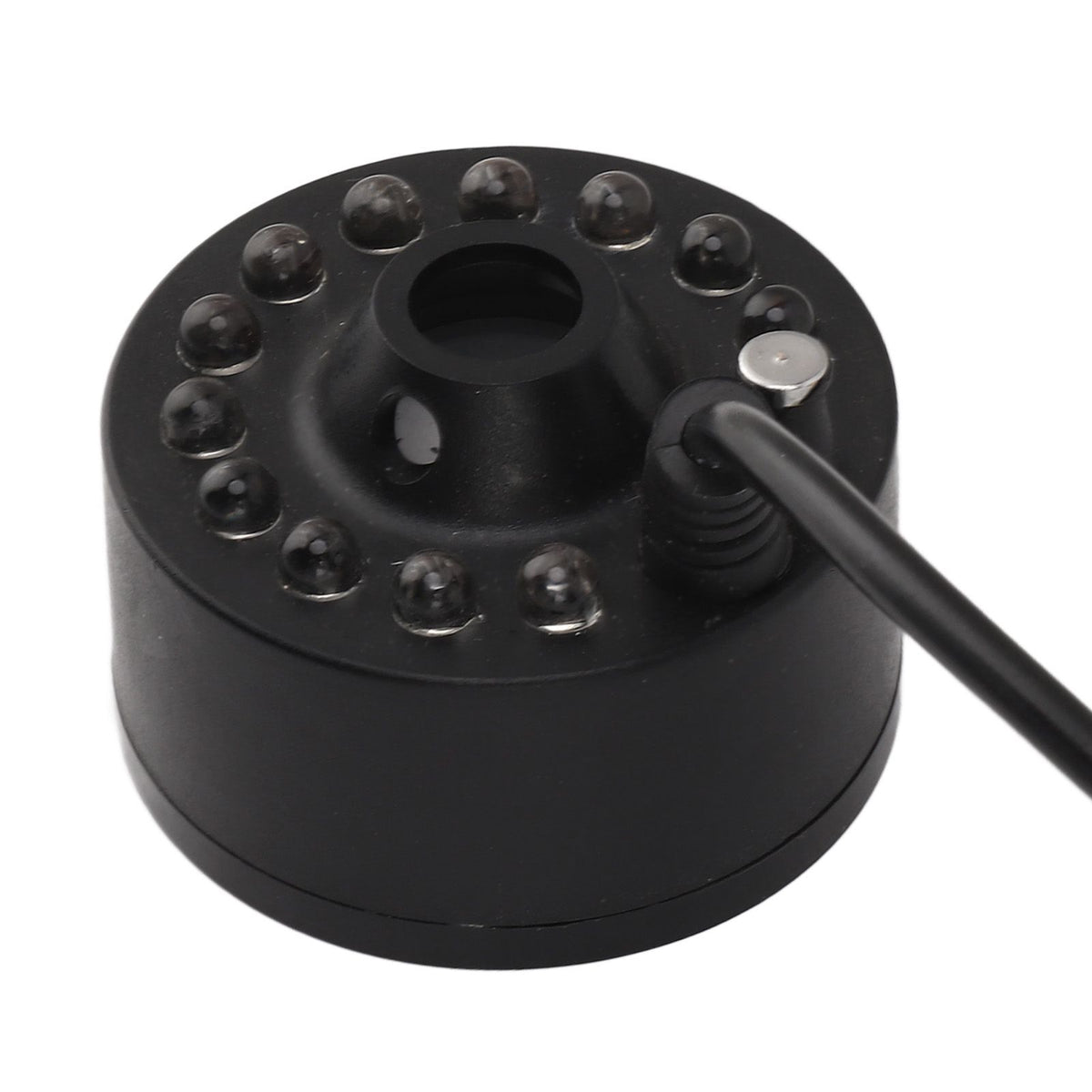 Mist Maker 12LED Beads Colorful DC 5V Interface Waterproof Ultrasound Water Fountain Fogger for Pond Halloween Party