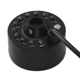 Mist Maker 12LED Beads Colorful DC 5V Interface Waterproof Ultrasound Water Fountain Fogger for Pond Halloween Party - 45-Degree Angle