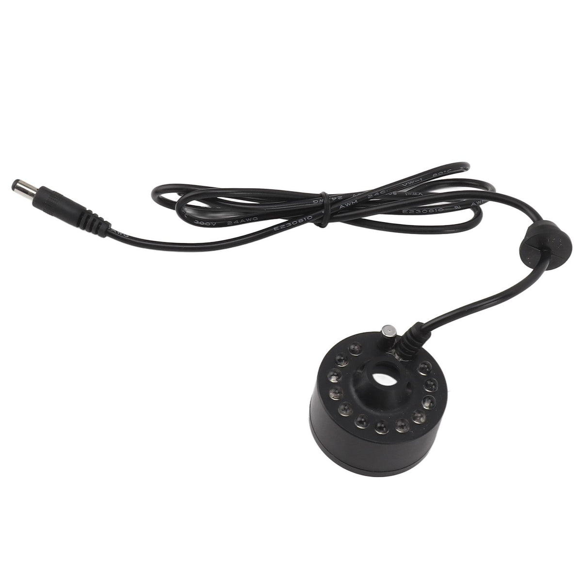 Mist Maker 12LED Beads Colorful DC 5V Interface Waterproof Ultrasound Water Fountain Fogger for Pond Halloween Party