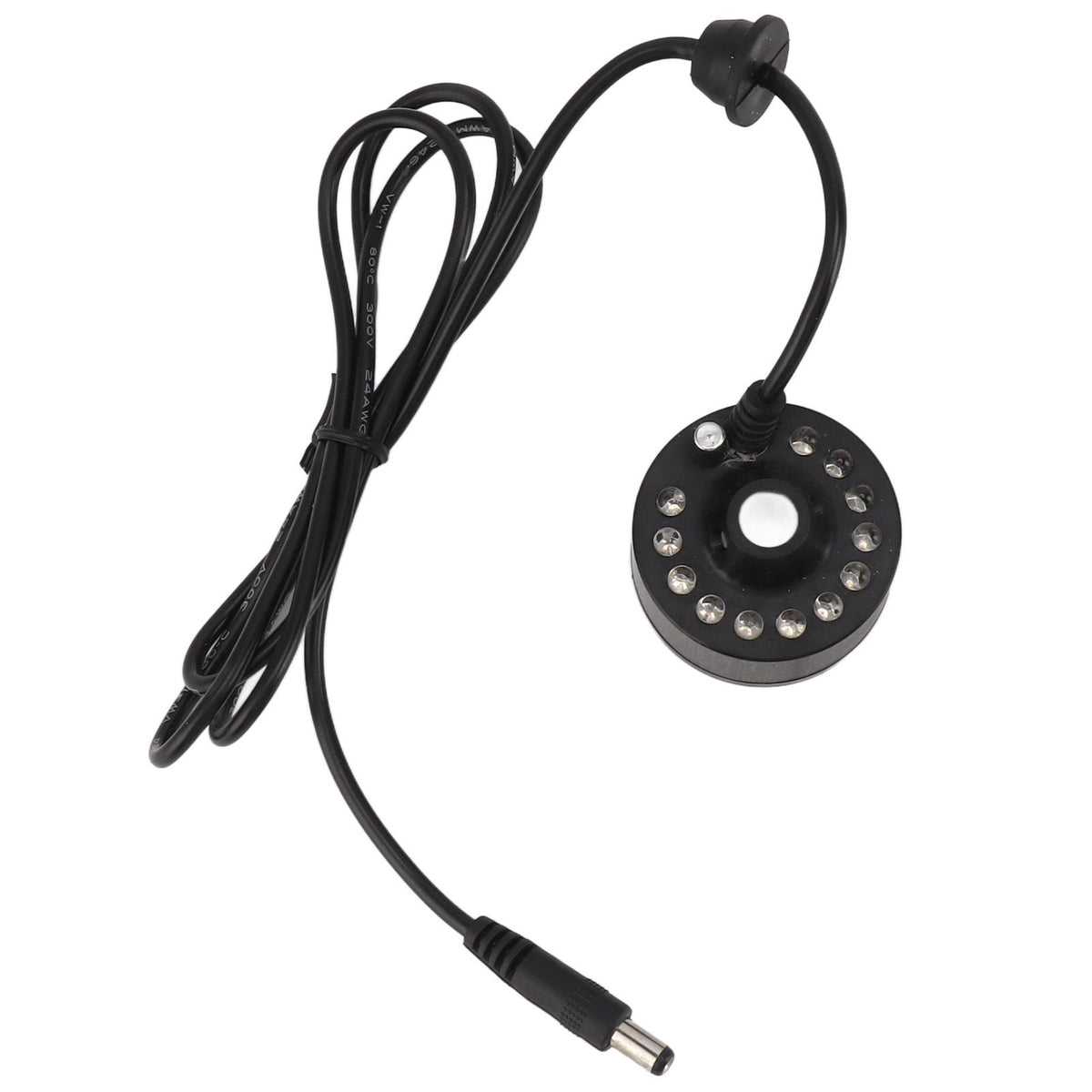 Mist Maker 12LED Beads Colorful DC 5V Interface Waterproof Ultrasound Water Fountain Fogger for Pond Halloween Party