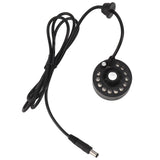 Mist Maker 12LED Beads Colorful DC 5V Interface Waterproof Ultrasound Water Fountain Fogger for Pond Halloween Party