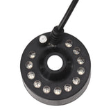 Mist Maker 12LED Beads Colorful DC 5V Interface Waterproof Ultrasound Water Fountain Fogger for Pond Halloween Party - Extra Image