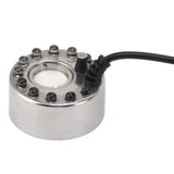 Color 12 LED Mist Maker Fogger Water Fountain Pond Fog Atomizer Humidifier with DC 5V Interface for Water Fountain Pond Rockery Fishtank - Top-Down View