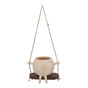Swing Face Planter Pot Exquisite Lovely Unique Resin Hanging Planter with Rope for Plants Succulent
