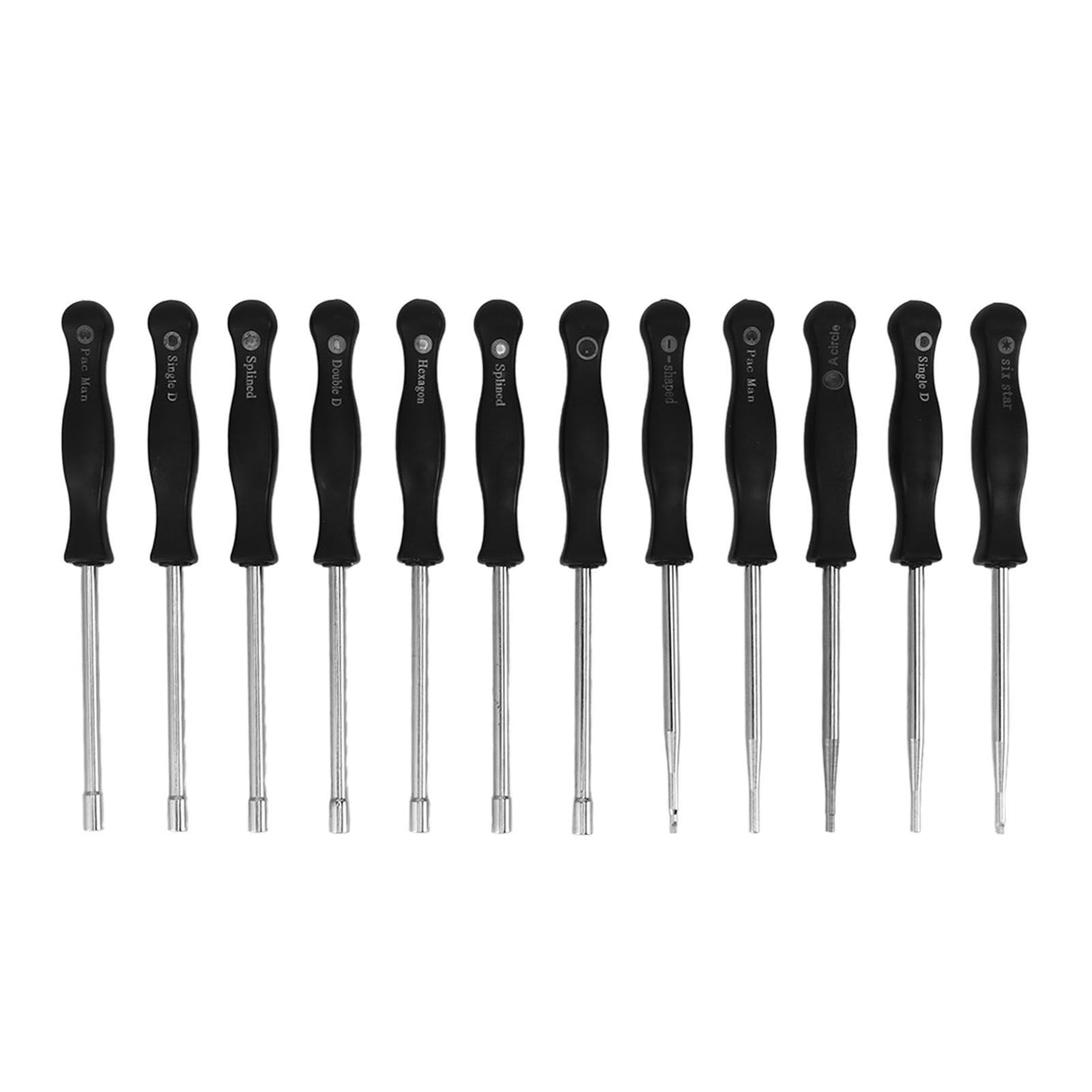 Carburator Adjusting Kit with 12 Screwdrivers 1 String Steel Brush Comfort Grip Carburetor Repair Tools for 2 Cycle Carburetor Engines Trimmer